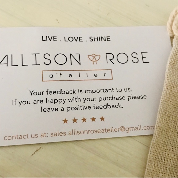 NEW Allison Rose Atelier Round Hoop Earrings - Picture 3 of 6